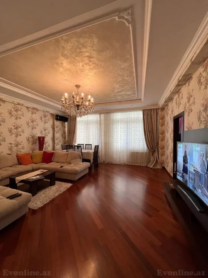 Satılır 2 otaqlı Mənzil Yeni tikili 120 m² Nəsimi r. - şəkil 2