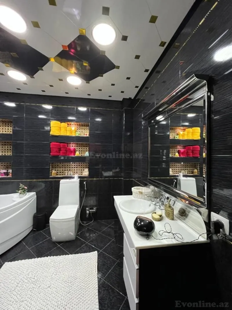 Satılır 2 otaqlı Mənzil Yeni tikili 120 m² Nəsimi r. - şəkil 8