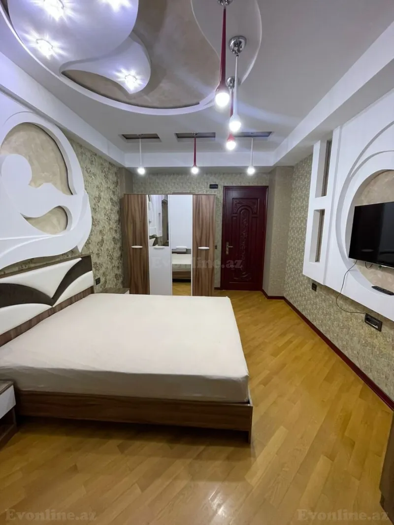 Kirayə verilir 2 otaqlı Mənzil Yeni tikili 95 m² Neftçilər m. - şəkil 2