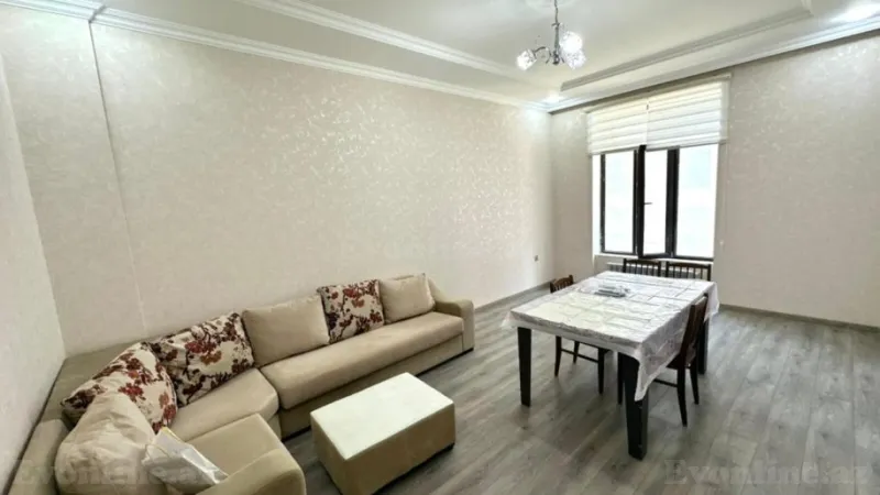 Kirayə verilir 2 otaqlı Mənzil Yeni tikili 80 m² Nərimanov r. - şəkil 3