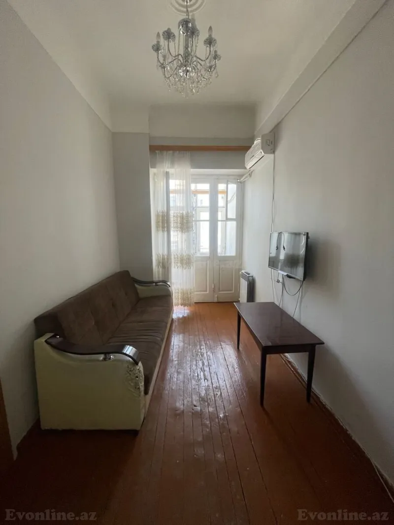 Kirayə verilir 2 otaqlı Mənzil Köhnə tikili 35 m² Nəsimi r. - şəkil 2