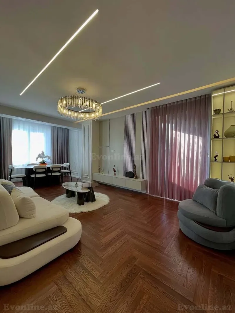Kirayə verilir 3 otaqlı Mənzil Yeni tikili 120 m² Nəriman Nərimanov m. - şəkil 3