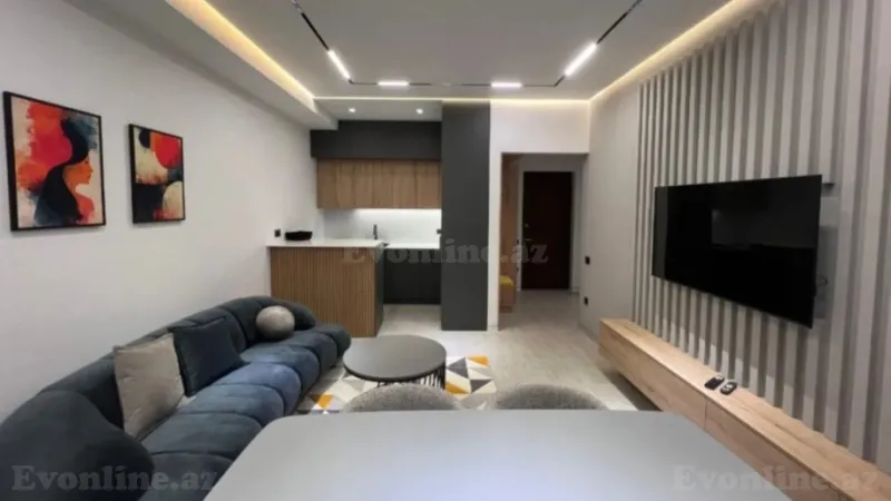 Kirayə verilir 2 otaqlı Mənzil Yeni tikili 65 m² Nərimanov r. - şəkil 2