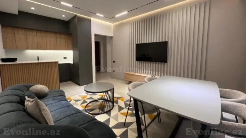 Kirayə verilir 2 otaqlı Mənzil Yeni tikili 65 m² Nərimanov r. - şəkil 3