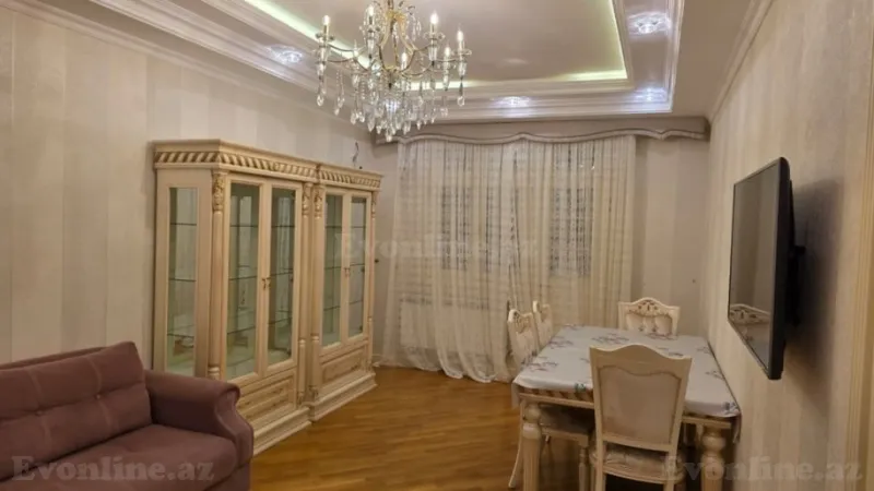 Kirayə verilir 3 otaqlı Mənzil Yeni tikili 110 m² Nəsimi m.