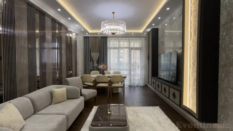Satılır 3 otaqlı Mənzil Yeni tikili 130 m² Qara Qarayev m. - şəkil 3