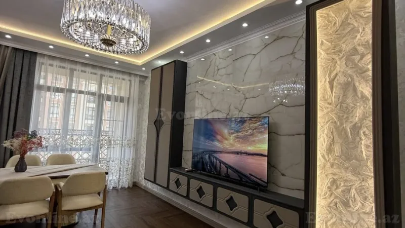 Satılır 3 otaqlı Mənzil Yeni tikili 130 m² Qara Qarayev m. - şəkil 4