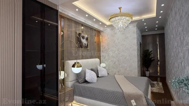 Satılır 3 otaqlı Mənzil Yeni tikili 130 m² Qara Qarayev m. - şəkil 6
