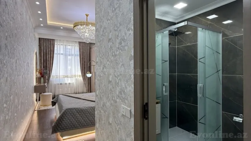 Satılır 3 otaqlı Mənzil Yeni tikili 130 m² Qara Qarayev m. - şəkil 9