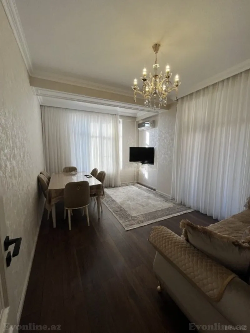 Kirayə verilir 2 otaqlı Mənzil Yeni tikili 90 m² Nəriman Nərimanov m. - şəkil 3