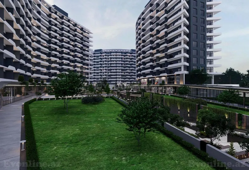 Satılır 2 otaqlı Mənzil Yeni tikili 90 m² Biləcəri - şəkil 2