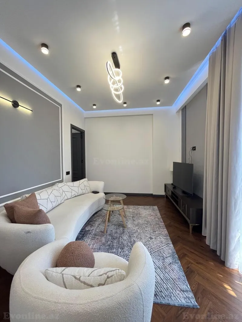 Kirayə verilir 3 otaqlı Mənzil Yeni tikili 80 m² Nərimanov r. - şəkil 3
