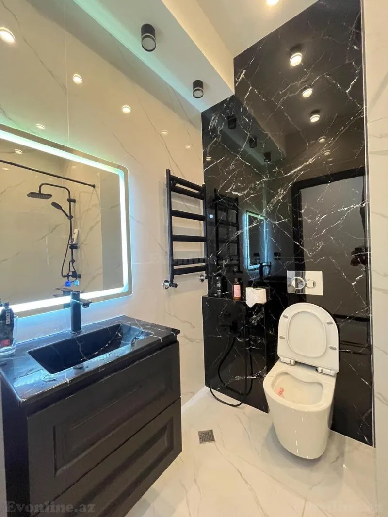 Kirayə verilir 3 otaqlı Mənzil Yeni tikili 80 m² Nərimanov r. - şəkil 18