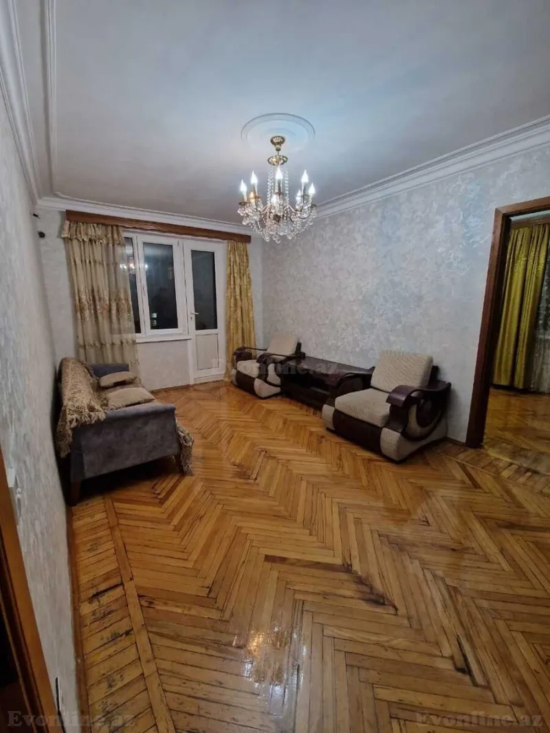 Satılır 2 otaqlı Mənzil Köhnə tikili 60 m² Elmlər Akademiyası m. - şəkil 2