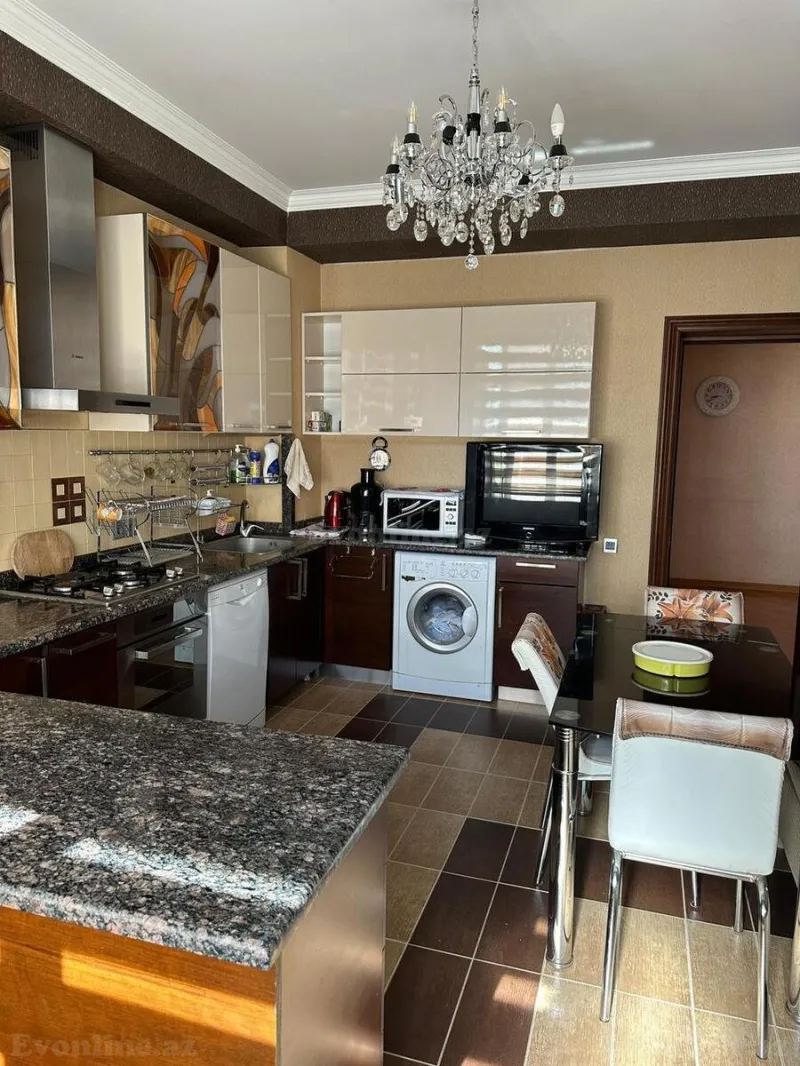 Kirayə verilir 4 otaqlı Mənzil Yeni tikili 212 m² Elmlər Akademiyası m. - şəkil 2