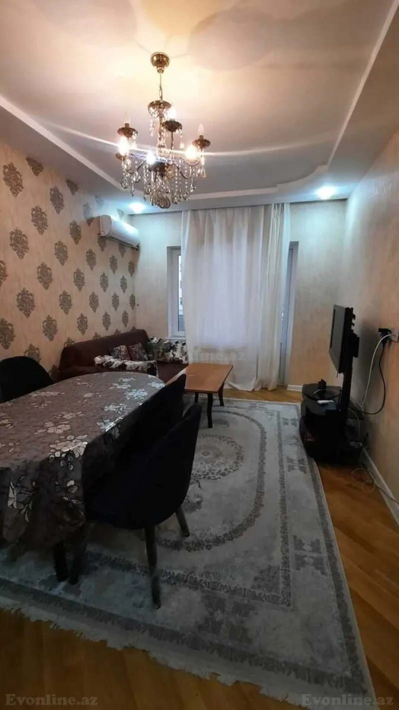 2 otaqlı Mənzil 60 m² 8-ci mikrorayon Kirayə verilir