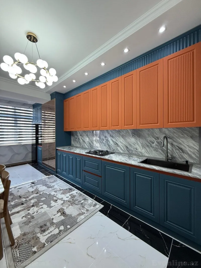 Satılır 3 otaqlı Mənzil Yeni tikili 130 m² Qara Qarayev m. - şəkil 5