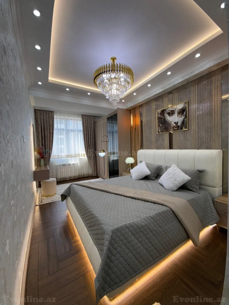 Satılır 3 otaqlı Mənzil Yeni tikili 130 m² Qara Qarayev m. - şəkil 11