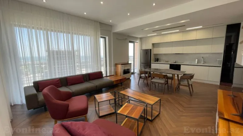 Kirayə verilir 4 otaqlı Mənzil Yeni tikili 170 m² Xətai r. - şəkil 2