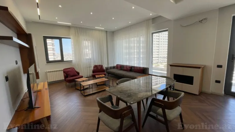 Kirayə verilir 4 otaqlı Mənzil Yeni tikili 170 m² Xətai r. - şəkil 5