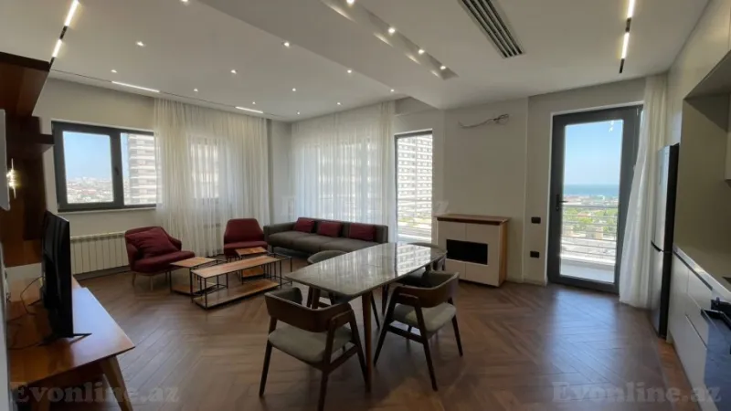Kirayə verilir 4 otaqlı Mənzil Yeni tikili 170 m² Xətai r. - şəkil 6