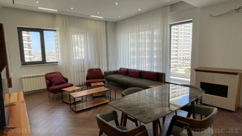Kirayə verilir 4 otaqlı Mənzil Yeni tikili 170 m² Xətai r. - şəkil 9