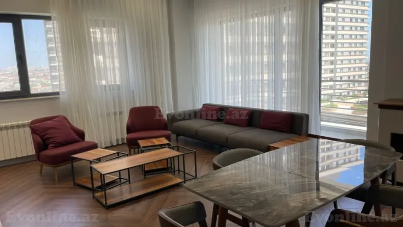 Kirayə verilir 4 otaqlı Mənzil Yeni tikili 170 m² Xətai r. - şəkil 22