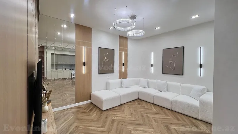 Satılır 3 otaqlı Mənzil Yeni tikili 102 m² Gənclik m. - şəkil 2