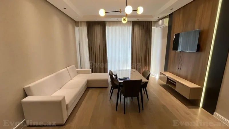 Kirayə verilir 2 otaqlı Mənzil Yeni tikili 70 m² 8 Noyabr m. - şəkil 4