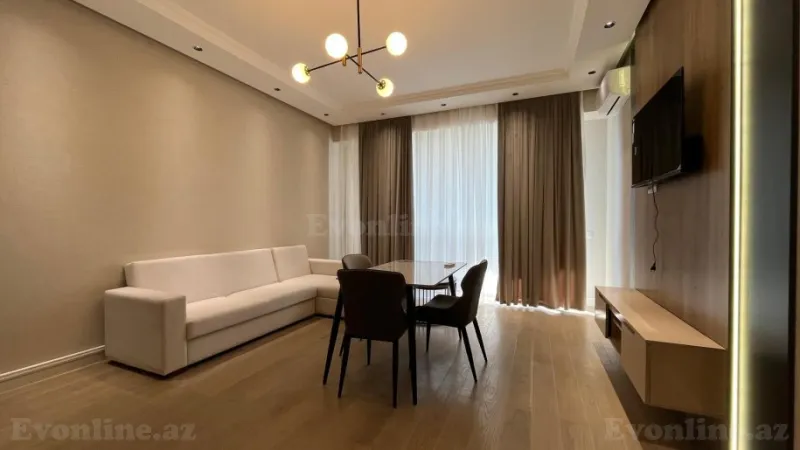 Kirayə verilir 2 otaqlı Mənzil Yeni tikili 70 m² 8 Noyabr m. - şəkil 5