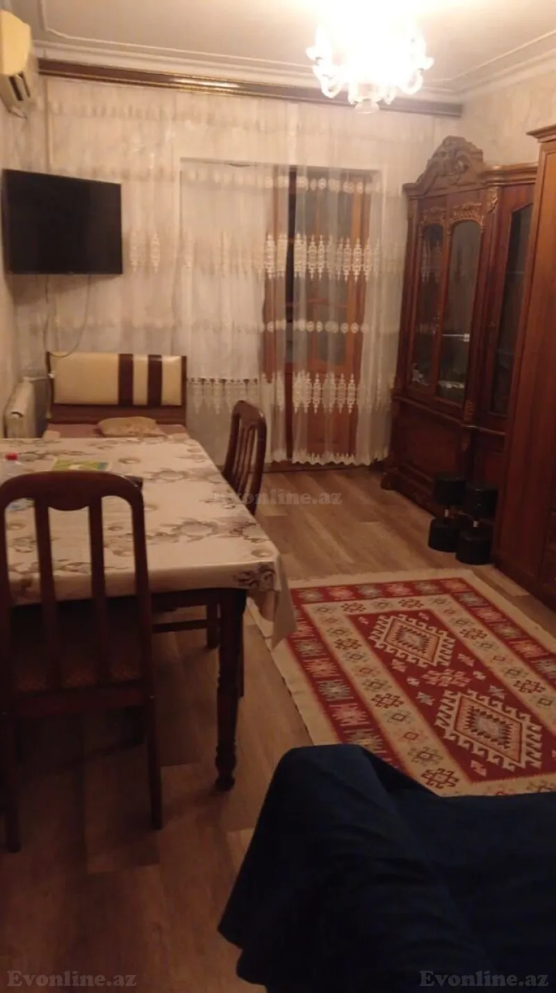 Kirayə verilir 1 otaqlı Mənzil Köhnə tikili 45 m² Yeni Yasamal - şəkil 2