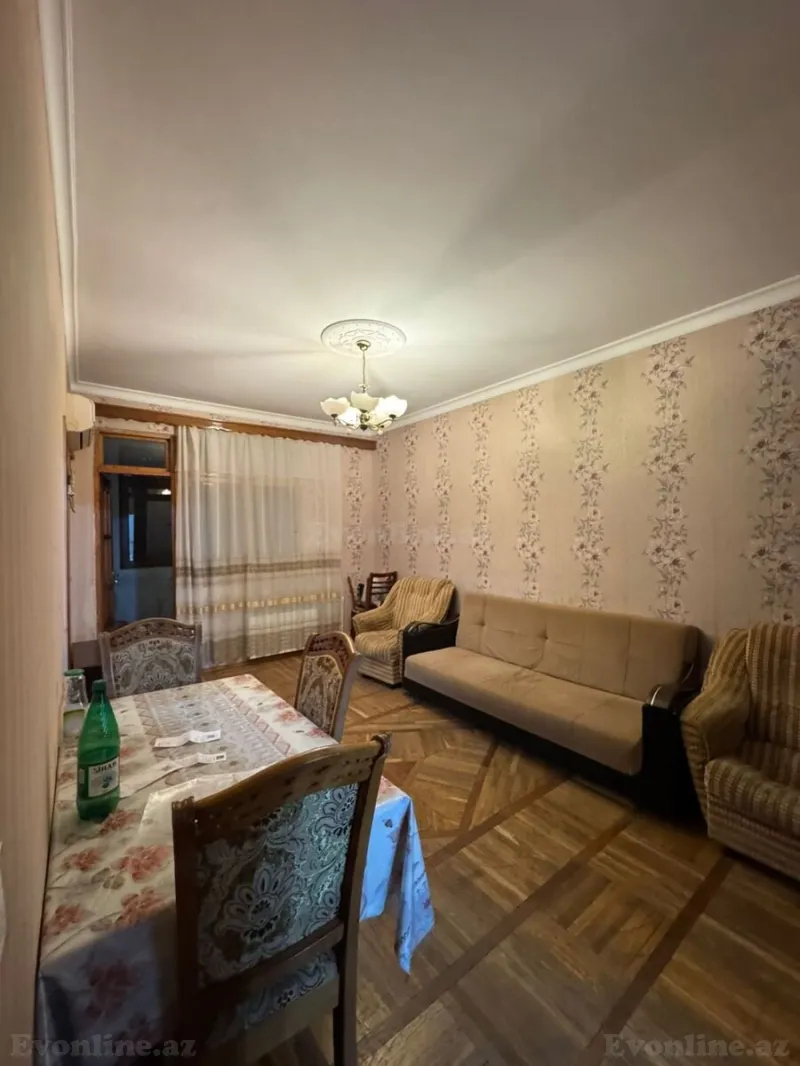 Kirayə verilir 2 otaqlı Mənzil Köhnə tikili 55 m² 6-cı mikrorayon - şəkil 2