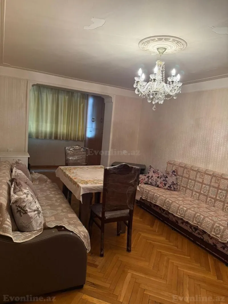 Kirayə verilir 2 otaqlı Mənzil Köhnə tikili 50 m² Elmlər Akademiyası m. - şəkil 3