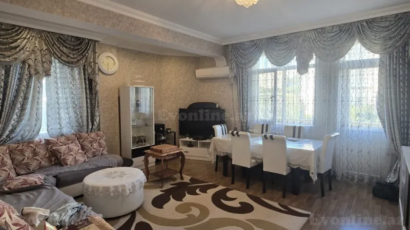 Satılır 3 otaqlı Mənzil Yeni tikili 135 m² Həzi Aslanov m. - şəkil 3