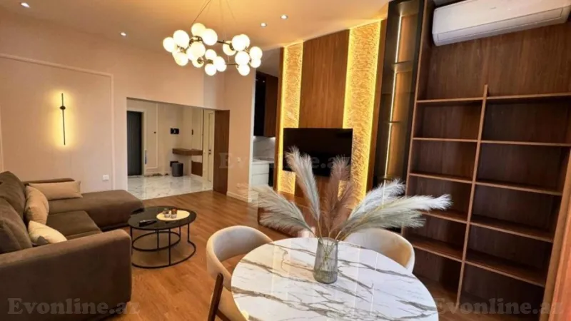 Kirayə verilir 2 otaqlı Mənzil Yeni tikili 75 m² Koroğlu m. - şəkil 2