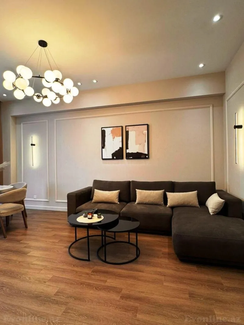 Kirayə verilir 2 otaqlı Mənzil Yeni tikili 75 m² Koroğlu m. - şəkil 3