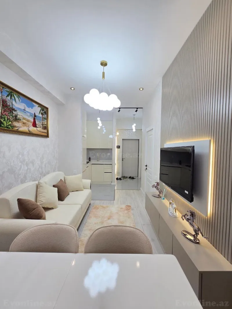 Satılır 2 otaqlı Mənzil Yeni tikili 40 m² Qara Qarayev m. - şəkil 2
