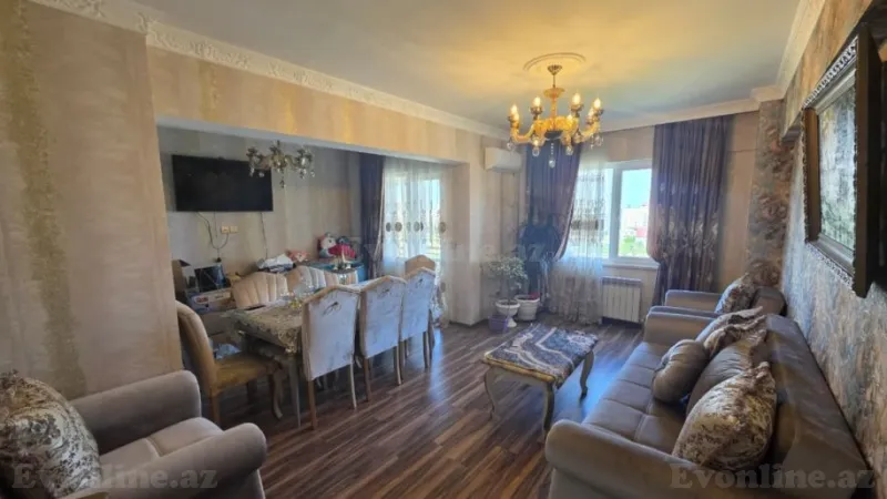 Satılır 3 otaqlı Mənzil Yeni tikili 110 m² İnşaatçılar m. - şəkil 2