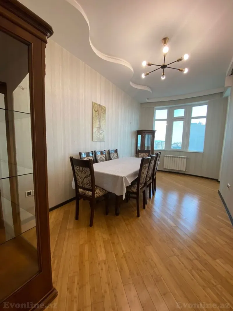 Kirayə verilir 3 otaqlı Mənzil Yeni tikili 105 m² Nərimanov r. - şəkil 2