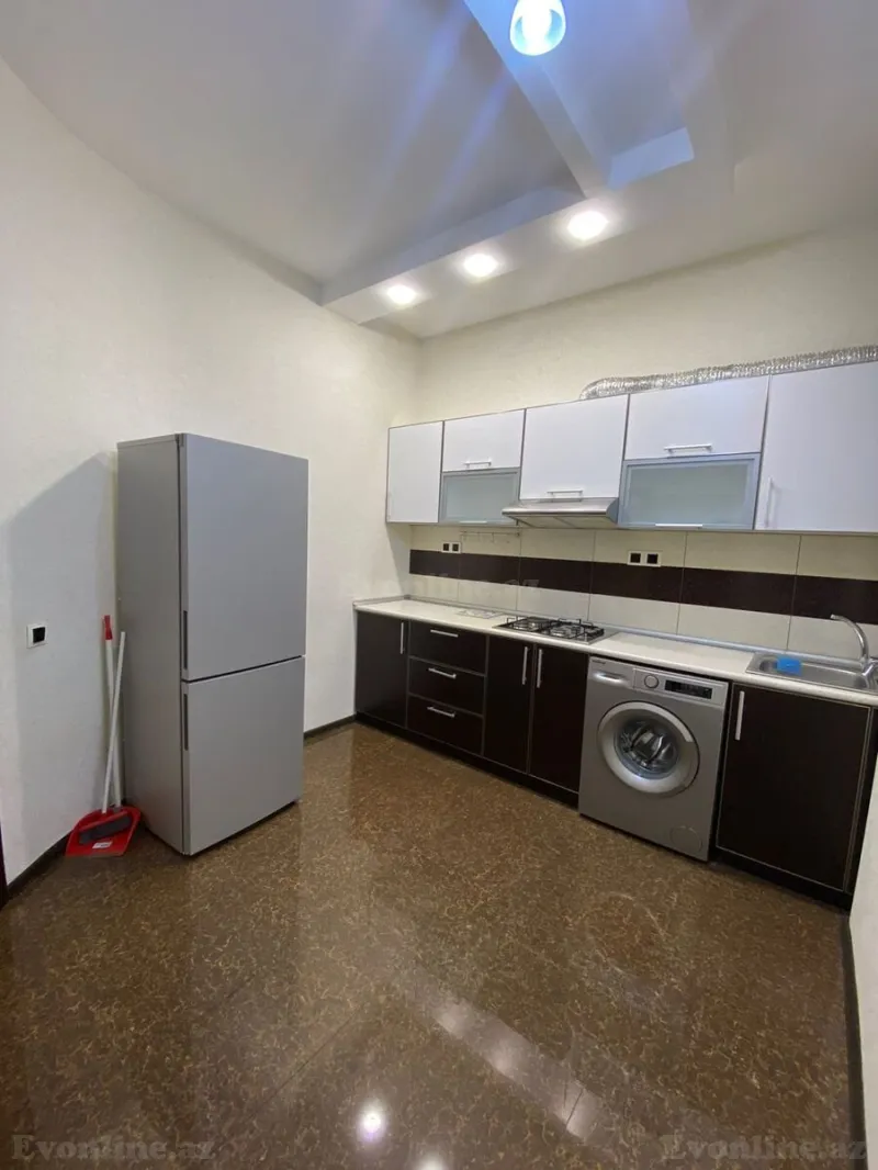 Kirayə verilir 3 otaqlı Mənzil Yeni tikili 105 m² Nərimanov r. - şəkil 3