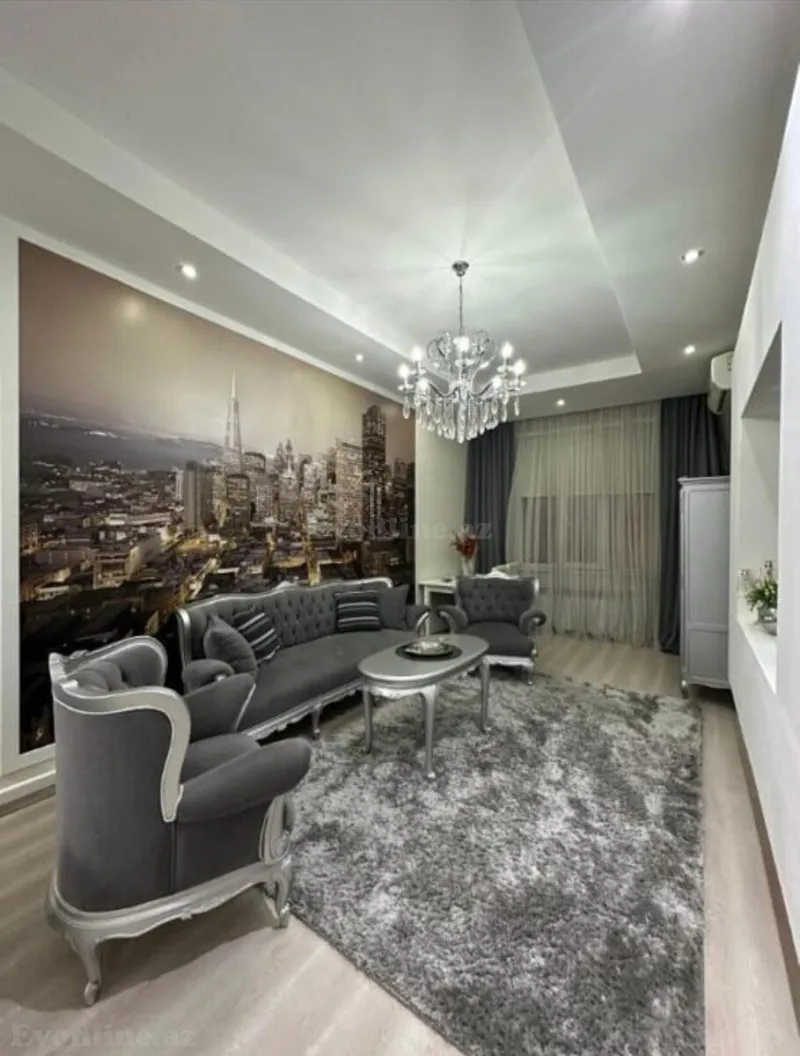 Kirayə verilir 2 otaqlı Mənzil Yeni tikili 60 m² Gənclik m. - şəkil 2