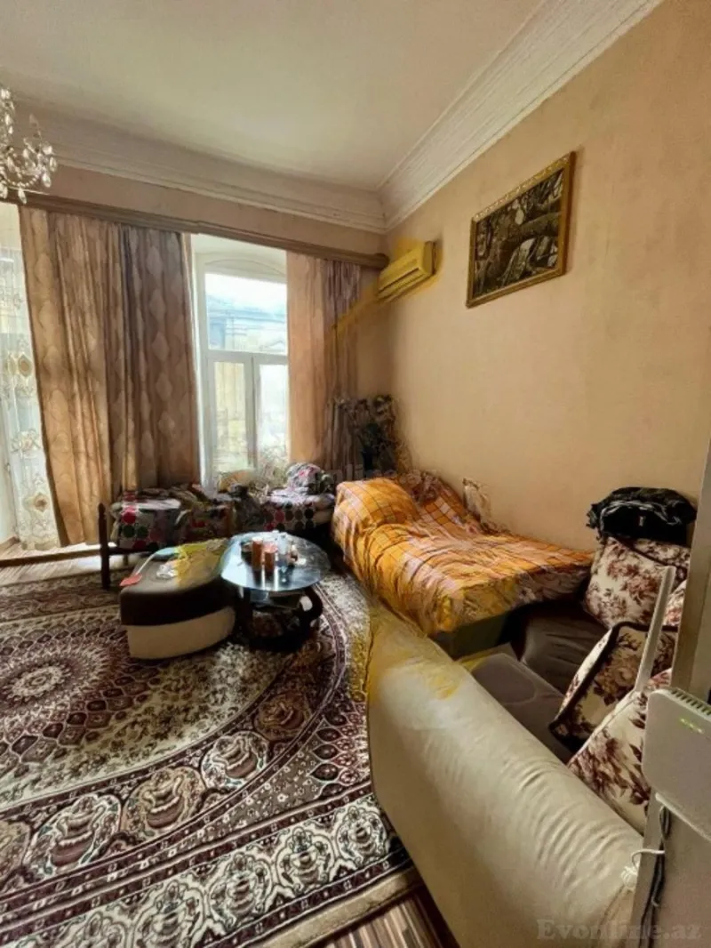 Satılır 2 otaqlı Mənzil Köhnə tikili 60 m² Nizami m. - şəkil 2