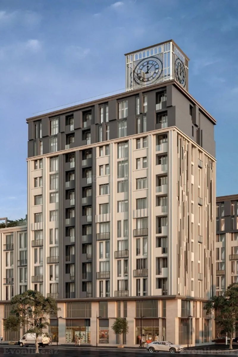 Satılır 3 otaqlı Mənzil Yeni tikili 96 m² Nəsimi r.