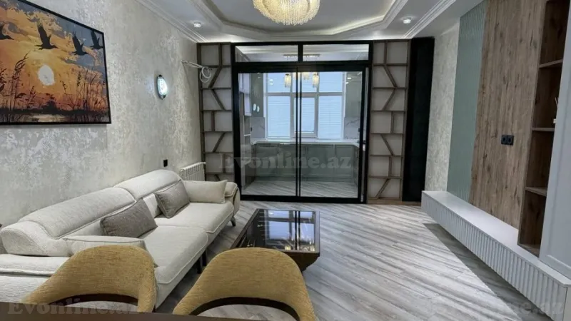 Satılır 3 otaqlı Mənzil Yeni tikili 90 m² Həzi Aslanov m. - şəkil 2