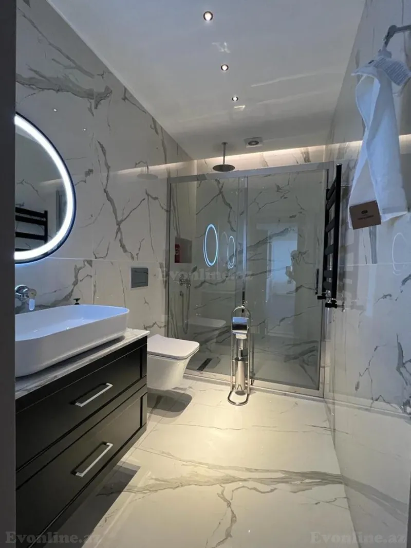 Kirayə verilir 2 otaqlı Mənzil Yeni tikili 52 m² Xətai r. - şəkil 4