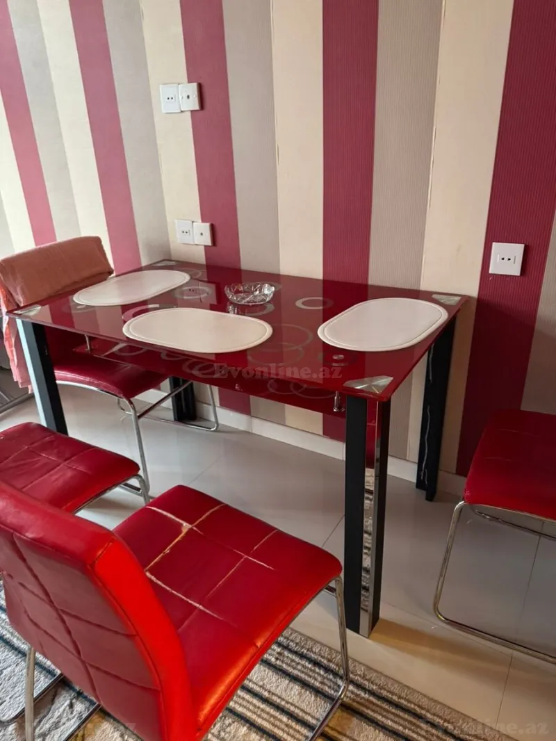 Kirayə verilir 2 otaqlı Mənzil Yeni tikili 90 m² Gənclik m. - şəkil 2