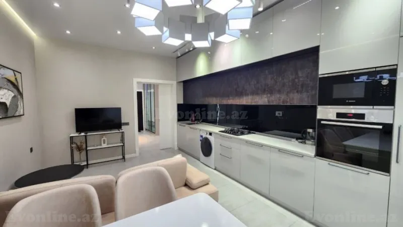 Kirayə verilir 2 otaqlı Mənzil Yeni tikili 80 m² 8 Noyabr m. - şəkil 2