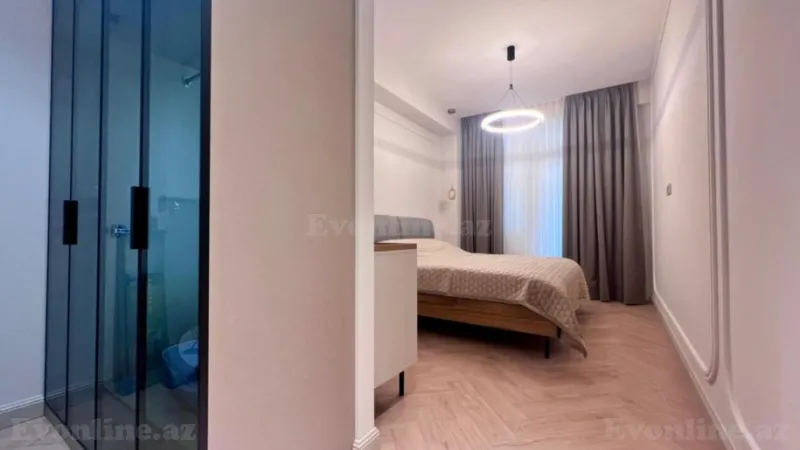 Kirayə verilir 2 otaqlı Mənzil Yeni tikili 70 m² Nəsimi r. - şəkil 11