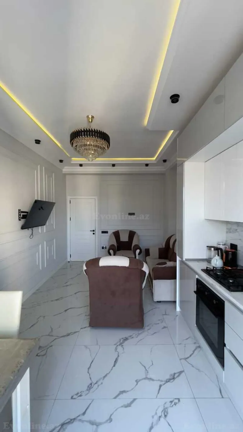 Kirayə verilir 3 otaqlı Mənzil Yeni tikili 80 m² Nəsimi r. - şəkil 6