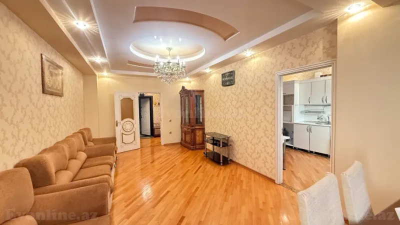 Kirayə verilir 3 otaqlı Mənzil Yeni tikili 90 m² Həzi Aslanov m. - şəkil 2